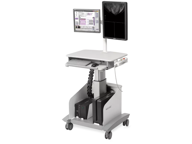 Medical device on clear background